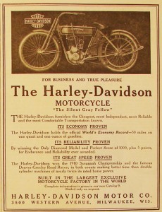 Harley-Davidson magazine ads 1911-1920