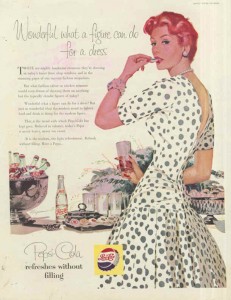 Wonderful what a figure can do for a dress 1955 « Adbranch